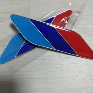 COPY - 2 BMW Tricolor Fender Emblem Badge Decal BMW 1 2 3 4 5 6 7 Series